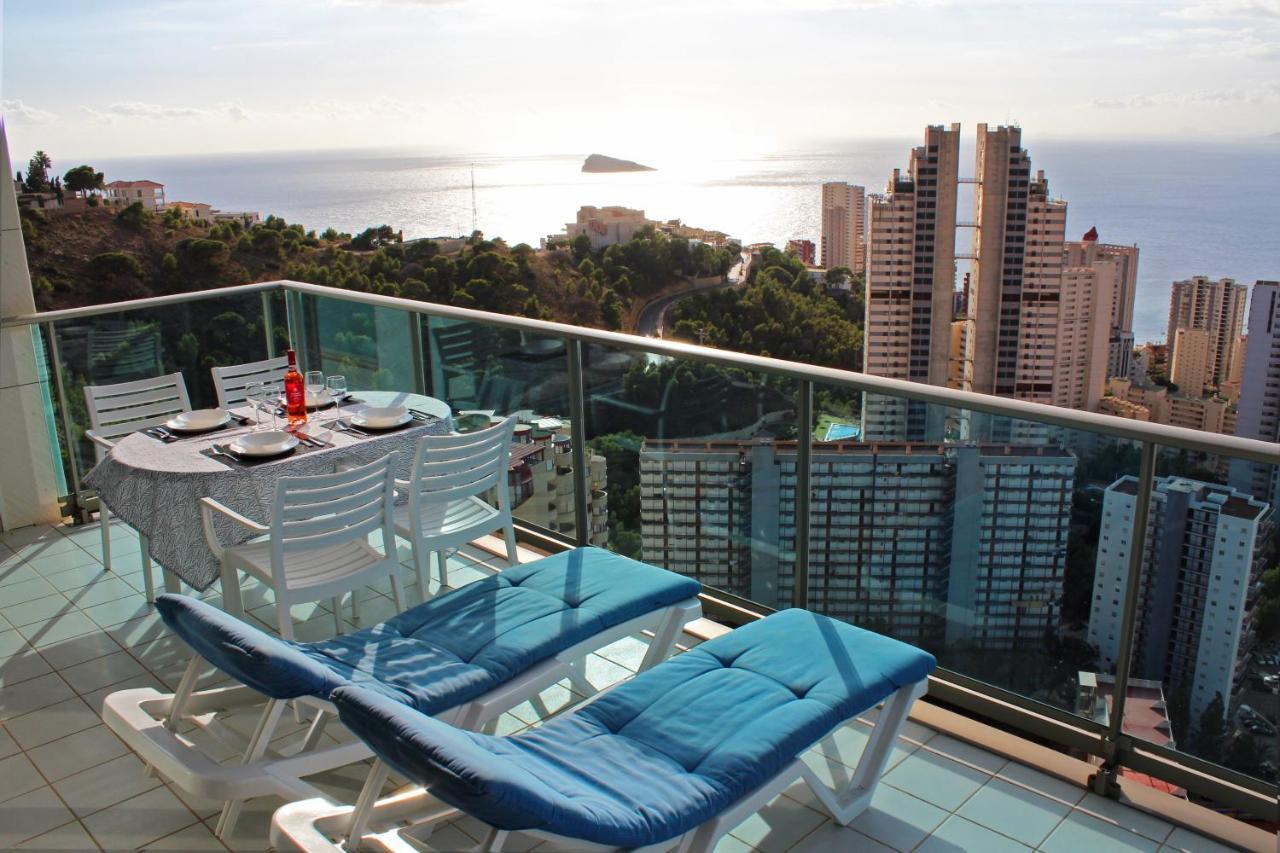 Skyline 26 Stunning Sea Views From A 2-Bedroom Apartment On The 26Th Floor Бенидорм Экстерьер фото